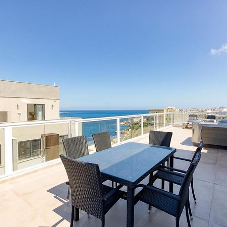 Lux Sea Front Penthouse With Breathtaking Views In St Pauls By 360 Estates Apartment St. Paul's Bay Exterior foto